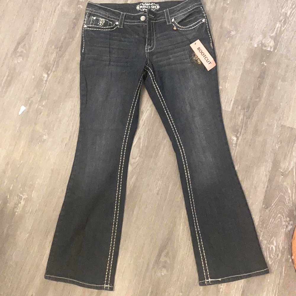 NWT Paisley Sky Bootcut Jeans